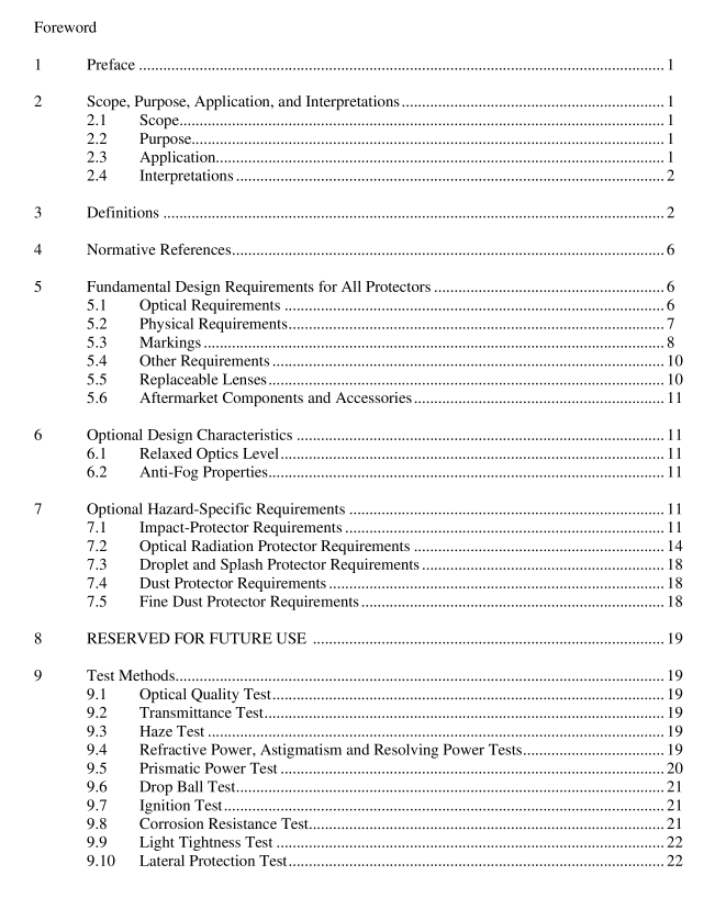 ANSI ISEA Z87-1-2020 Pdf Free Download - American National Standard For ...