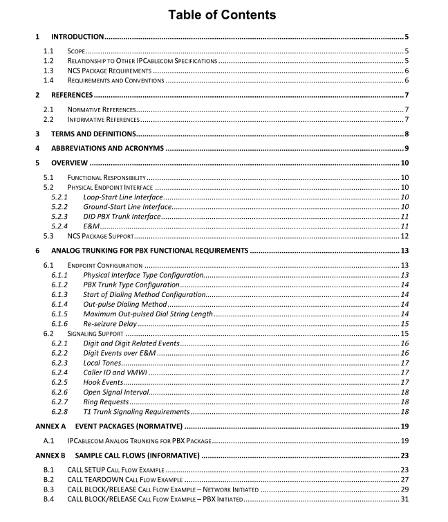 ANSI SCTE 165-11-2019 pdf free download - IPCablecom 1.5 Part 11 ...